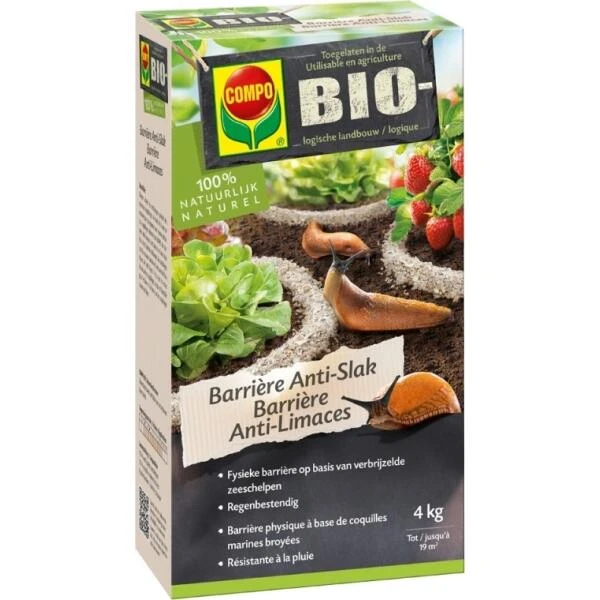 Barrière Tegen Slakken - 100% Natuurlijk 3 Barrière Tegen Slakken - 100% Natuurlijk