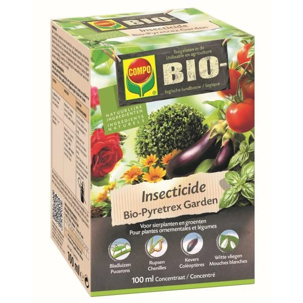Compo Bio Insecticide Pyrethrex Garden Sierplanten En Groenten - 100ml 3 Compo Bio Insecticide Pyrethrex Garden Sierplanten En Groenten - 100ml