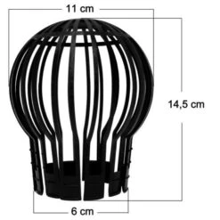 Dakgoot Bladvangers Tegen Verstopte Afvoerpijpen - Set Van 2 Stuks -EDIALUX Verkoop dakgootbeschermers 1484066306 4 600