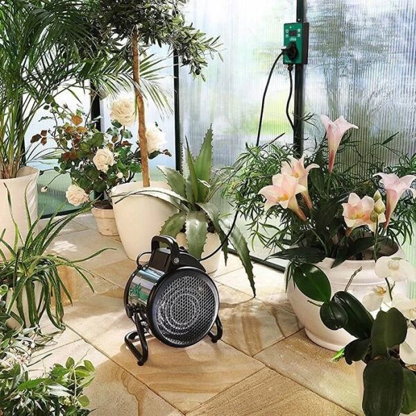 Serre/Kasverwarming En Ventilator In 1 Met Digitale Thermostaat 5 Serre/Kasverwarming En Ventilator In 1 Met Digitale Thermostaat - Afbeelding 3